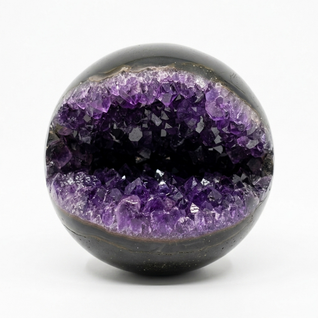 Smiling Amethyst Sphere