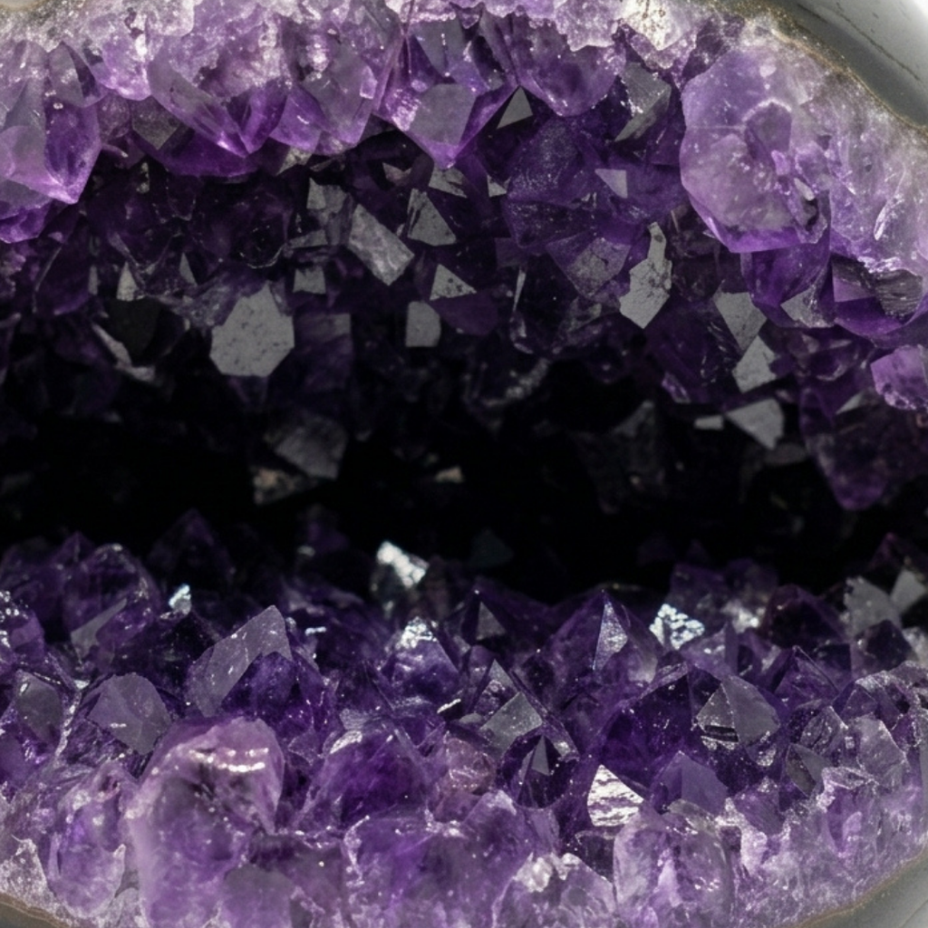 Smiling Amethyst Sphere