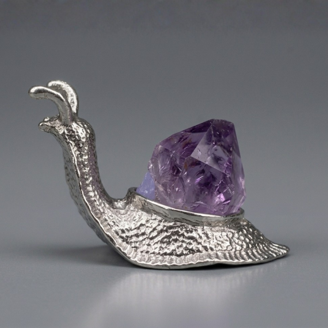 Amethyst Crystal Snail
