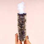 Lavender and White Sage Smudge Stick for cleansing. 2 pc
