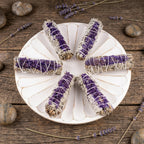 Lavender and White Sage Smudge Stick for cleansing. 2 pc