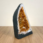 Natural Citrine Cathedral with Calcite Inclusion