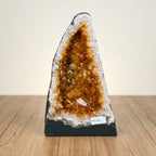 Natural Citrine Cathedral with Calcite Inclusion