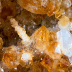 Natural Citrine Cathedral with Calcite Inclusion